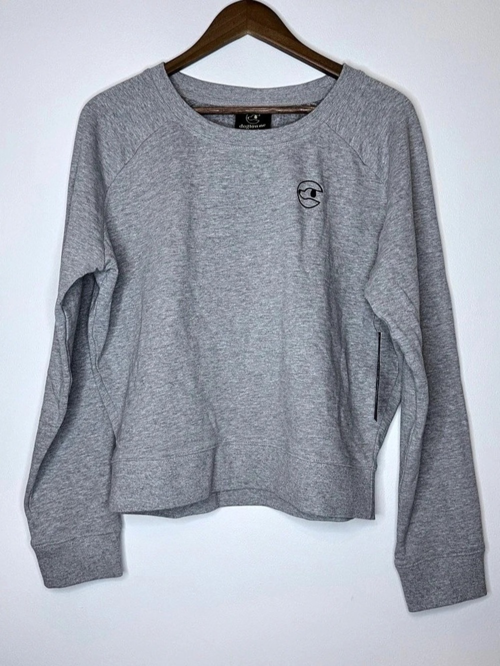 Dogtown Gray Cotton Sweatshirt Size Medium NWT